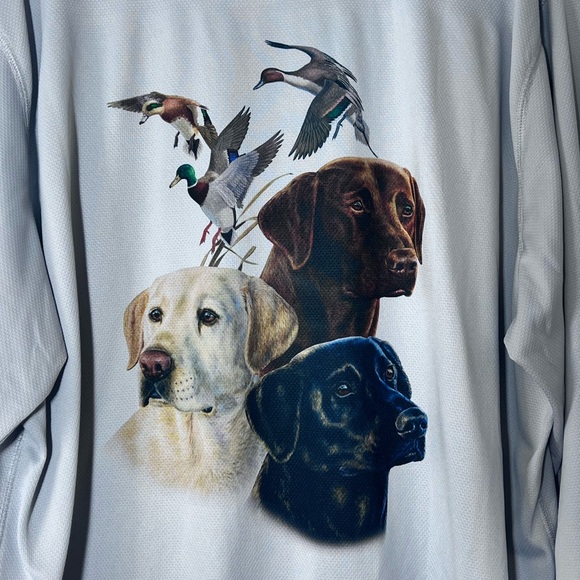 Native Outfitters Labrador Graphic Dry Fit Fishing Shirt XL 💗 - Picture 4 of 4